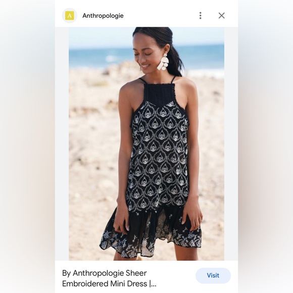 Anthropologie sheer dress - Picture 2 of 7